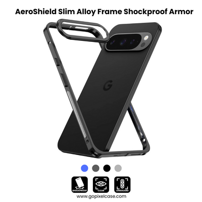 AeroShield Google Pixel 9 Series – Slim Alloy Frame Shockproof Armor