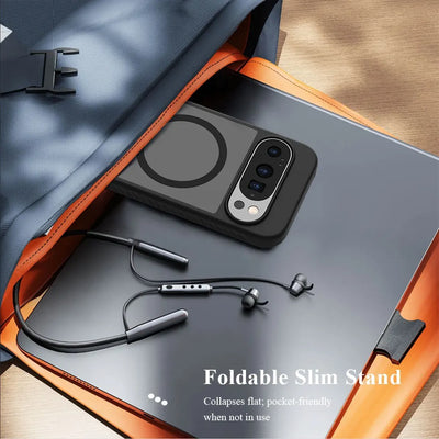 ClearStand Pixel – Transparent MagSafe Kickstand Case