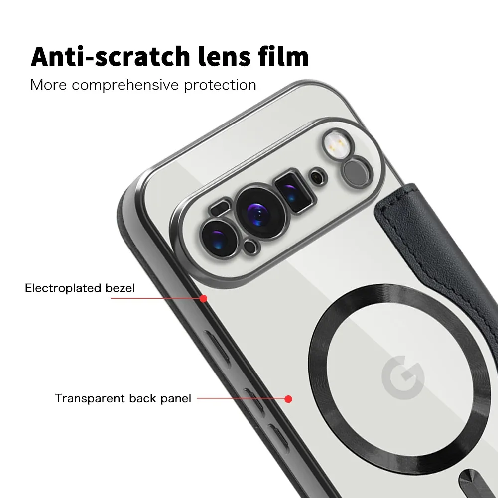 ClearLux™ Leather Card Holder Case for Google Pixel Series