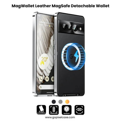 Pixel 8 Pro, 8, 8A | Magnetic Magsafe Transparent Shockproof Case