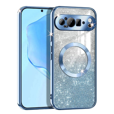 LumiShine Pixel – Gradient Glitter MagSafe Case