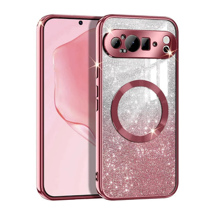 LumiShine Pixel – Gradient Glitter MagSafe Case