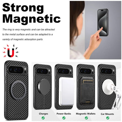 MagnoStand Pixel  10, 9 – Carbon Fiber MagSafe Armor
