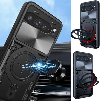 FortiShield™ Armor Case with Slide Lens Cover for Google Pixel Series