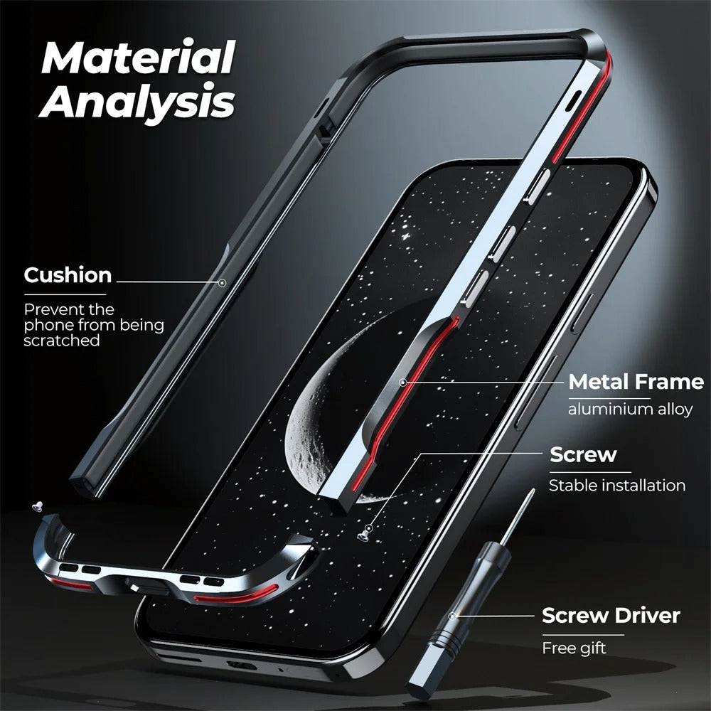 AeroFrame Pixel – Lightweight Aluminum Armor Case