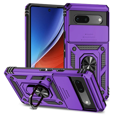 DefenderSlide Pixel 9 , 8 , 7 Military Shockproof Case with CamSlide