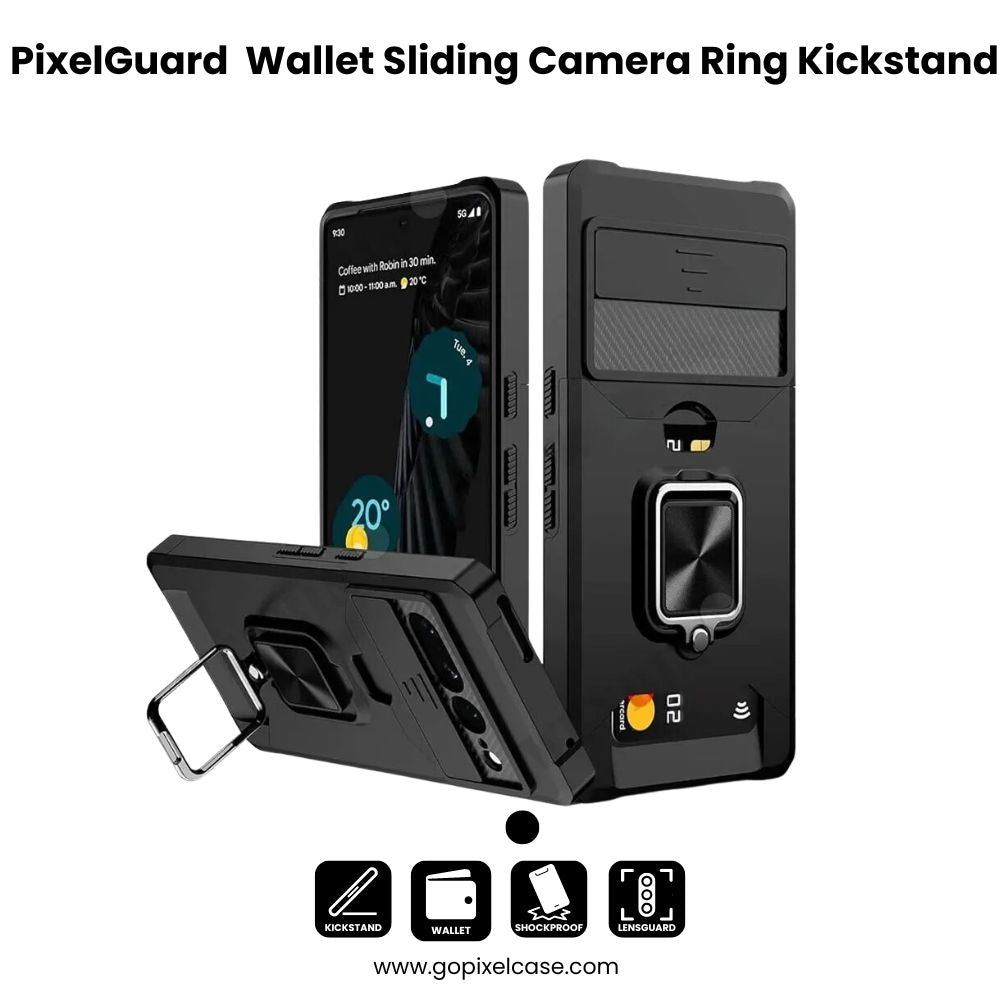 PixelGuard Google Pixel 9 Pro, Pixel Pro XL, Pixel 9 Sliding Camera Case