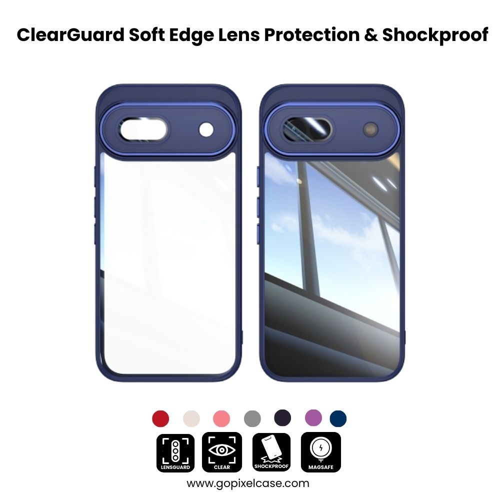 ClearGuard Soft Edge  Pixel 9,8 Lens Protection & Shockproof Case