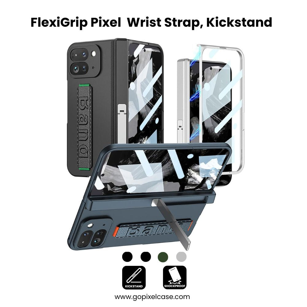 FlexiGrip Pixel 9  Fold Pro - Wrist Strap, Kickstand Case