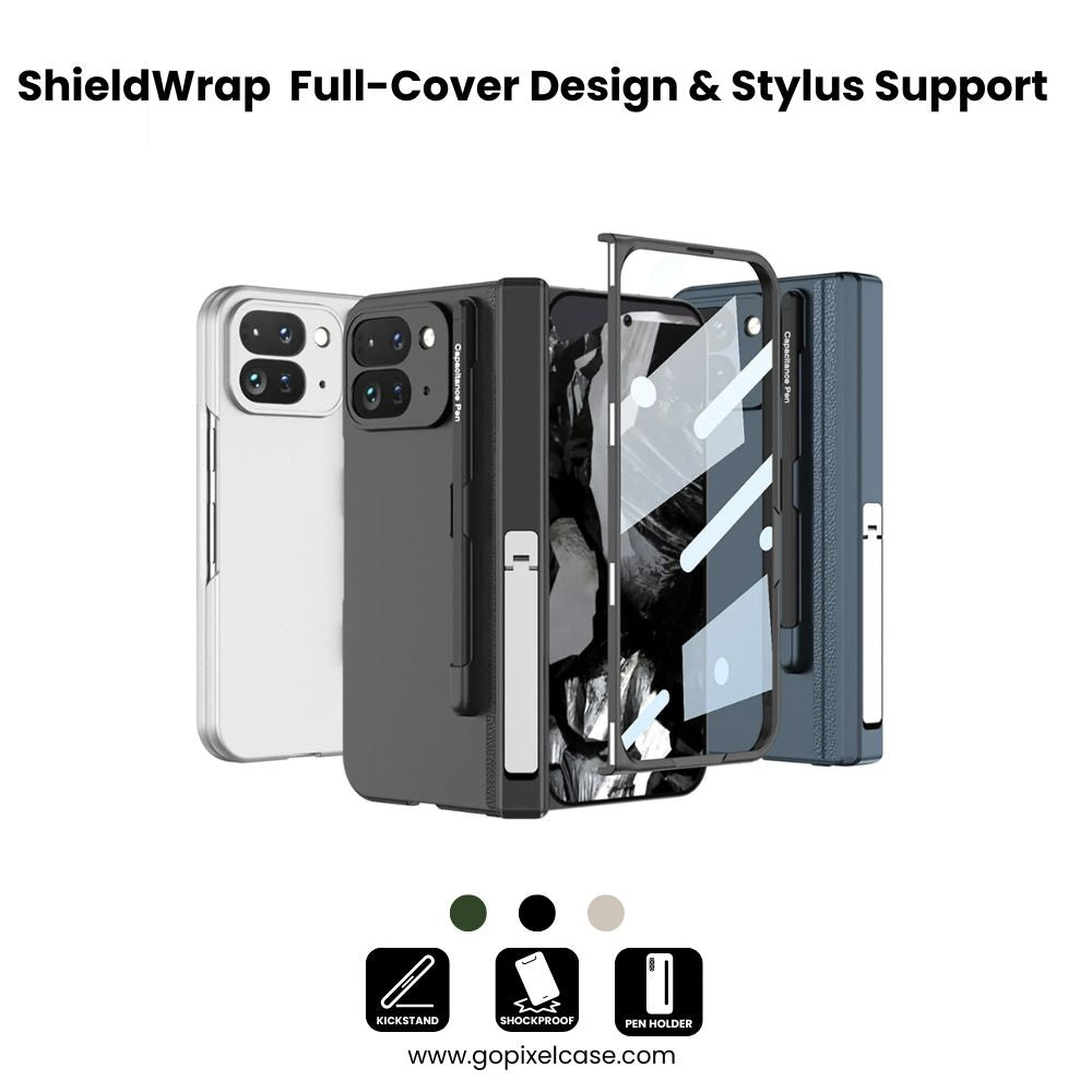 ShieldWrap  Google Pixel 9 Fold Full-Cover Design & Stylus Support Case