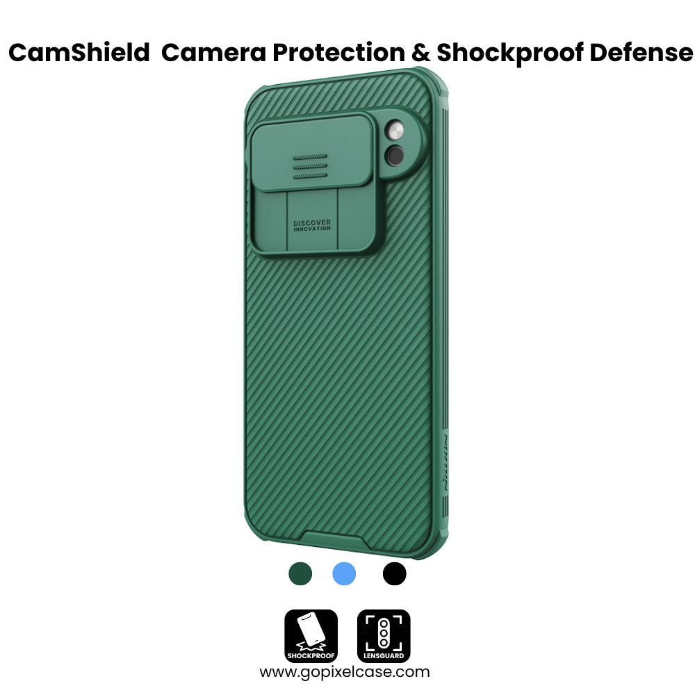 CamShield  Pixel 9,8,7 Camera Protection & Shockproof Defense Case