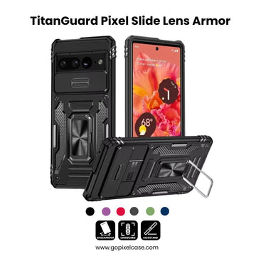 TitanGuard Pixel – Slide Lens Armor Case for Pixel 10 & 9 Series