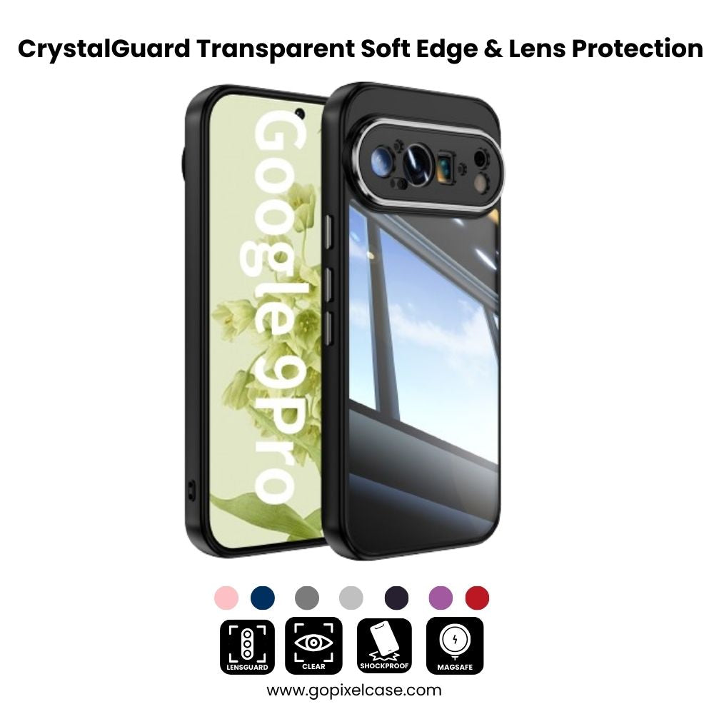 CrystalGuard Pixel - Transparent Soft Edge & Lens Protection Case