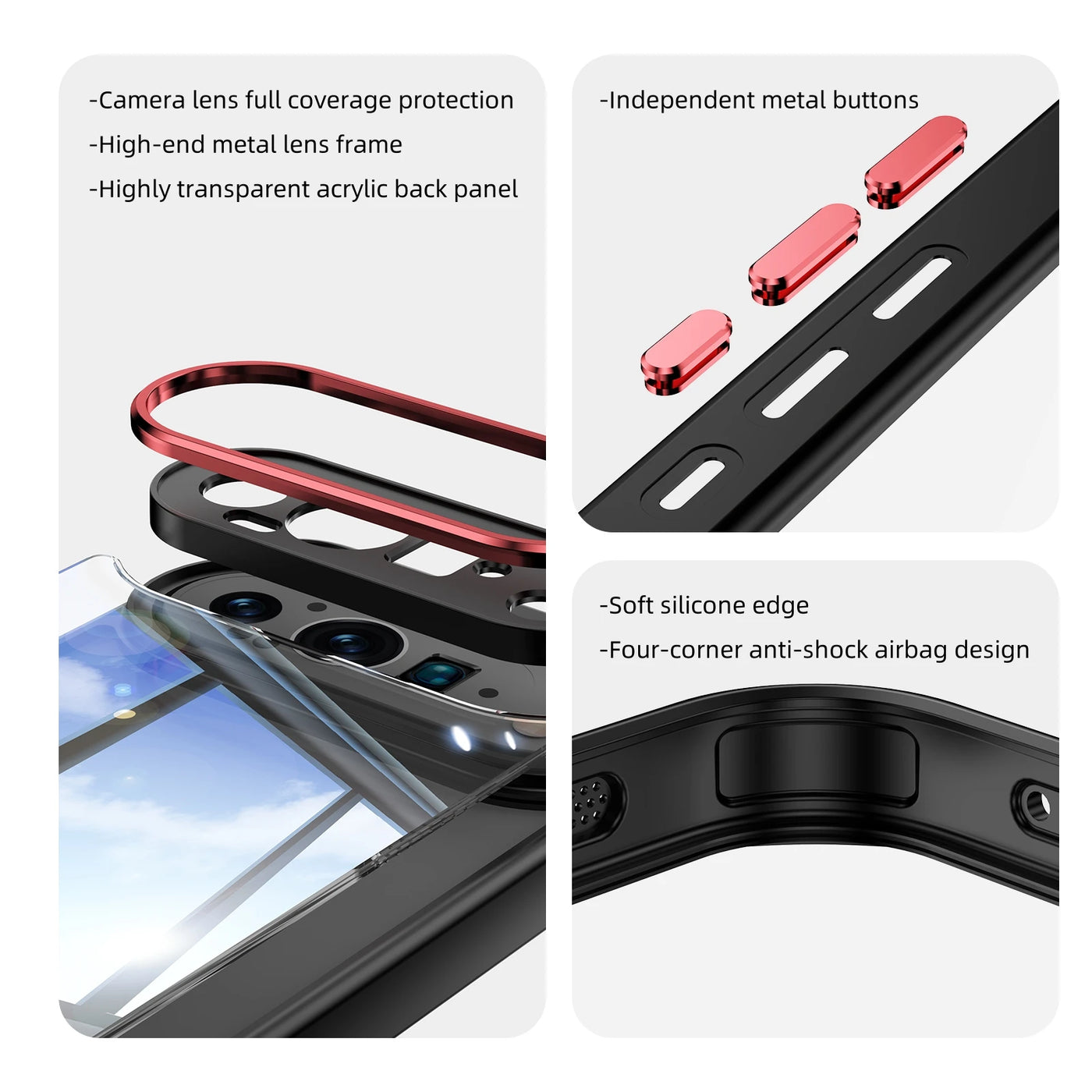 ClearGuard Soft Edge  Pixel 9,8 Lens Protection & Shockproof Case