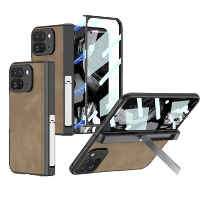 LuxFold™ Leather Case with Hinge Protection Kickstand for Pixel Fold Series