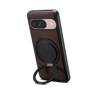 RetroRing™ MagSafe Leather Stand Case for Google Pixel Series