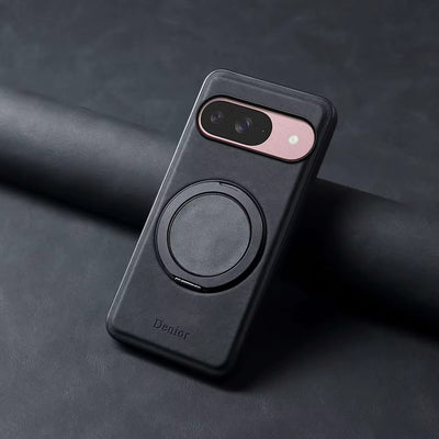 RetroRing™ MagSafe Leather Stand Case for Google Pixel Series