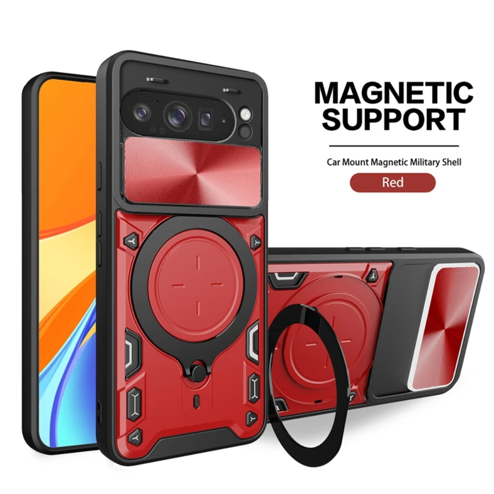 FortiShield™ Armor Case with Slide Lens Cover for Google Pixel Series