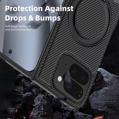 MagFlex™ Carbon Leather Ring Case for Pixel 10 Pro Fold