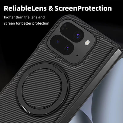 MagFlex™ Carbon Leather Ring Case for Pixel 10 Pro Fold