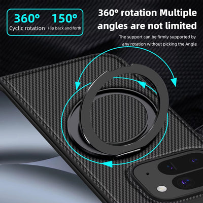 MagFlex™ Carbon Leather Ring Case for Pixel 10 Pro Fold