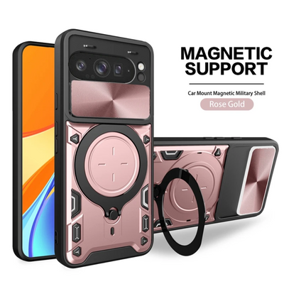 FortiShield™ Armor Case with Slide Lens Cover for Google Pixel Series
