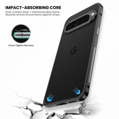 AeroShield Google Pixel 9 Series – Slim Alloy Frame Shockproof Armor