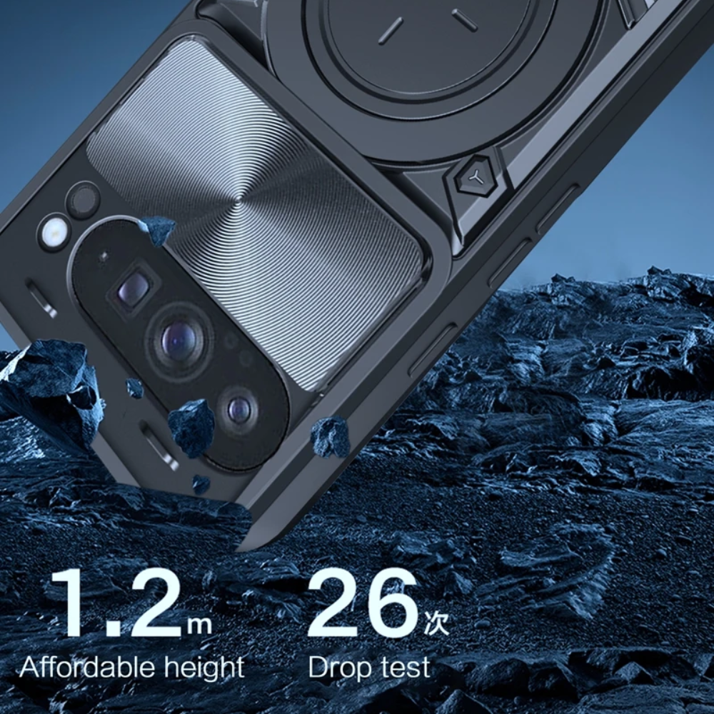 FortiShield™ Armor Case with Slide Lens Cover for Google Pixel Series