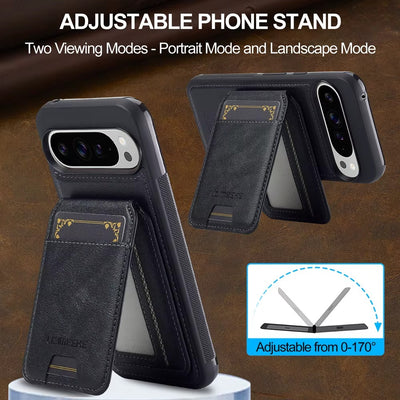 LuxMag™ 2-in-1 Magnetic Wallet Case for Google Pixel Series