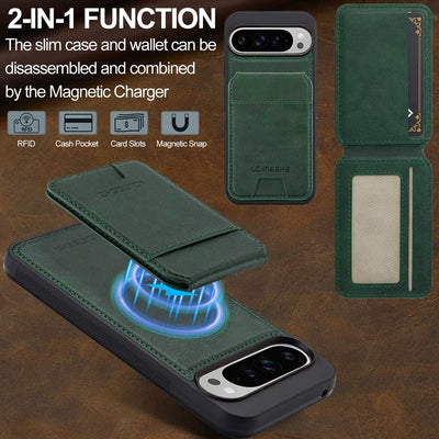 LuxMag™ 2-in-1 Magnetic Wallet Case for Google Pixel Series
