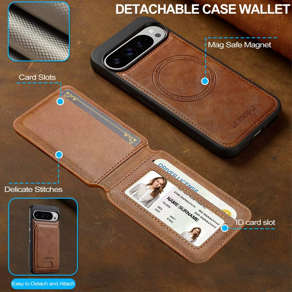 LuxMag™ 2-in-1 Magnetic Wallet Case for Google Pixel Series