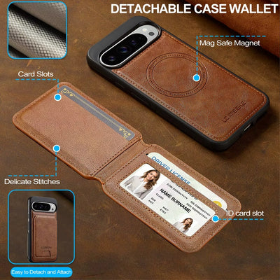 LuxMag™ 2-in-1 Magnetic Wallet Case for Google Pixel Series