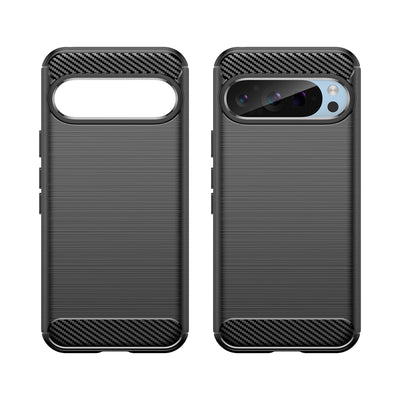 Carbon Fiber Shockproof Case for Pixel 9 Pro, Pixel 9 Pro XL - Drop Protection & Soft TPU