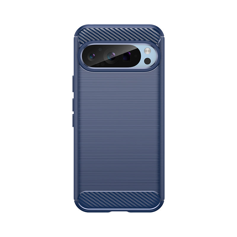 Carbon Fiber Shockproof Case for Pixel 9 Pro, Pixel 9 Pro XL - Drop Protection & Soft TPU