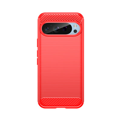 Carbon Fiber Shockproof Case for Pixel 9 Pro, Pixel 9 Pro XL - Drop Protection & Soft TPU