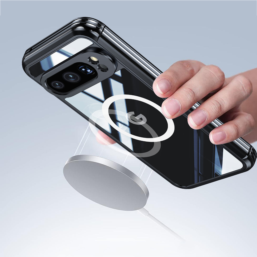 thumbnail interactive-video image 1 of Case + 2x Tempered Glass For Google Pixel 10 / 10 Pro – MagSafe Compatible 9H 1 of 3