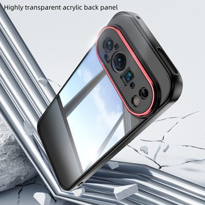 CrystalGuard Pixel - Transparent Soft Edge & Lens Protection Case