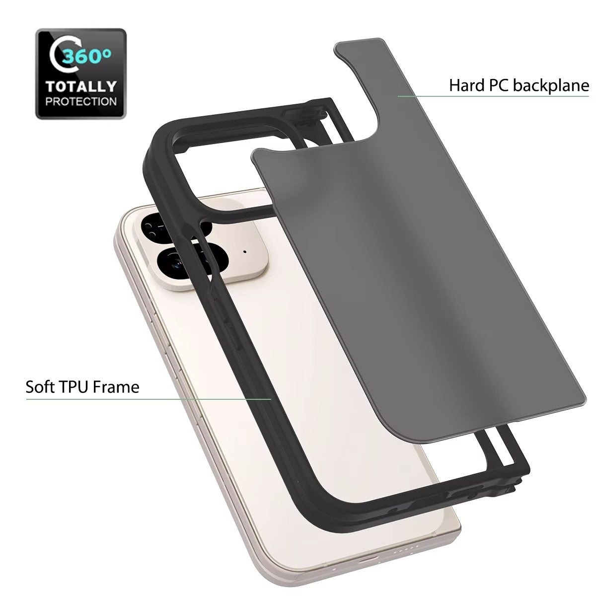 CrystalGuard™ Matte Anti Yellow Case for Pixel Fold Series
