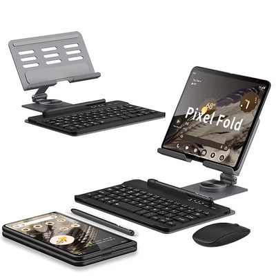 FlexBoard Pixel Fold – Magnetic Detachable Keyboard & Stand for Pixel Fold 5G