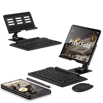 FlexBoard Pixel Fold – Magnetic Detachable Keyboard & Stand for Pixel Fold 5G