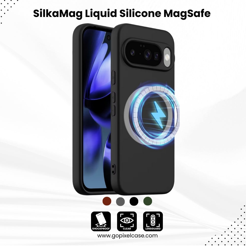 SilkaMag Pixel – Liquid Silicone MagSafe Case