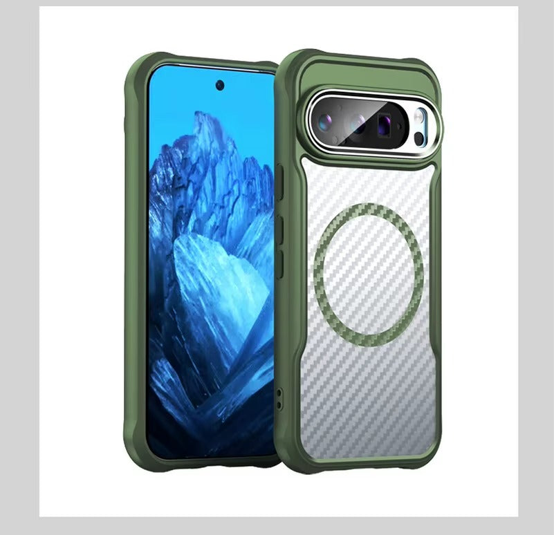 MagCarbon Pixel 9 – Magnetic Magsafe Carbon Fiber Case