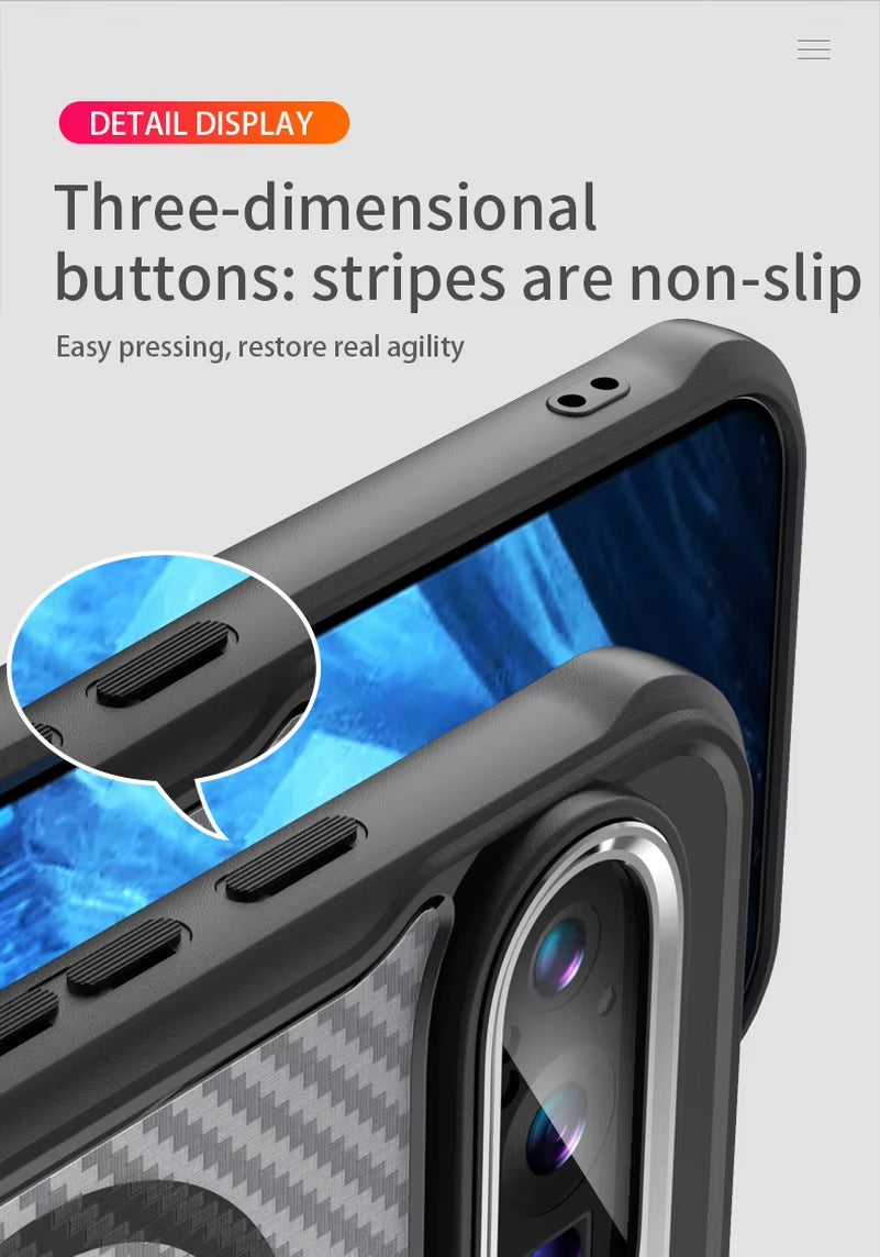 MagCarbon Pixel 9 – Magnetic Magsafe Carbon Fiber Case