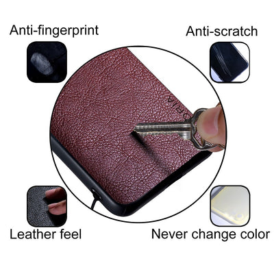 PrimeLeather Business Pixel 9 Pro Fold  Anti-Scratch & Camera Protection Case