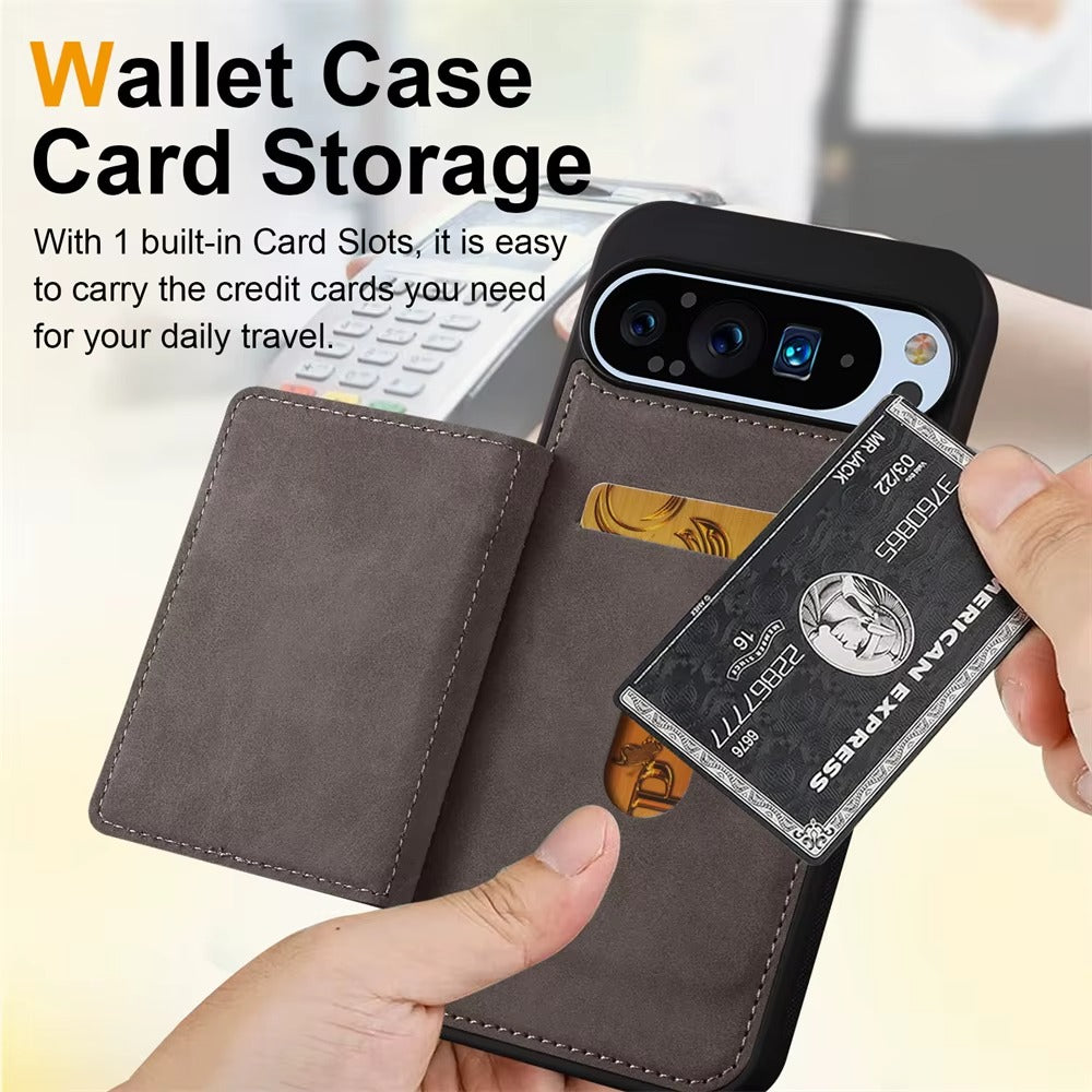 RetroGrip™ Wallet Leather Case for Google Pixel Series