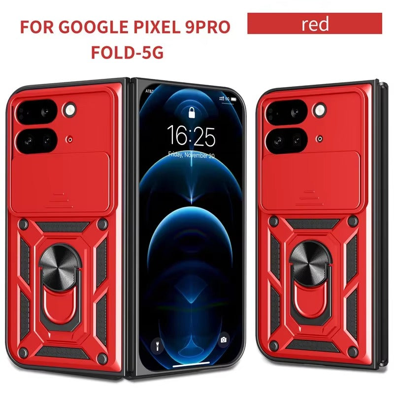 TitanRing Pixel Fold – Armor Shockproof Magnetic Stand Case