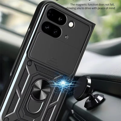 TitanRing Pixel Fold – Armor Shockproof Magnetic Stand Case