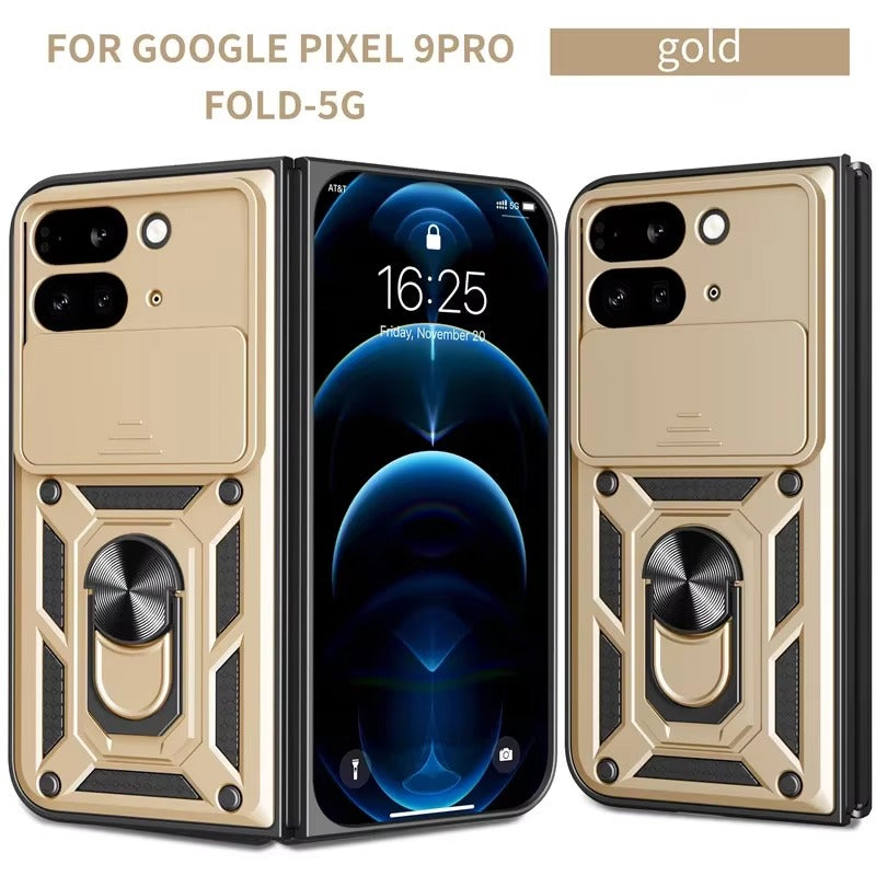 TitanRing Pixel Fold – Armor Shockproof Magnetic Stand Case