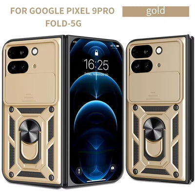 TitanRing Pixel Fold – Armor Shockproof Magnetic Stand Case