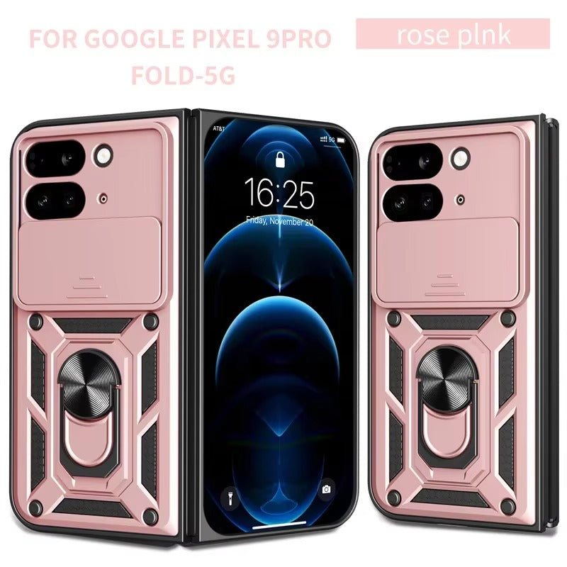 TitanRing Pixel Fold – Armor Shockproof Magnetic Stand Case